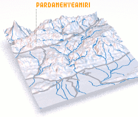 3d view of Pardameh-ye Amīrī