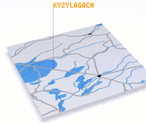 3d view of Kyzylagach