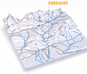 3d view of Kardovān