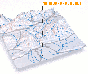 3d view of Maḩmūdābād-e Asadī