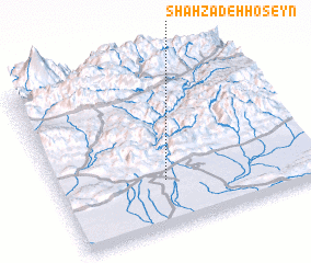 3d view of Shāhzādeh Ḩoseyn