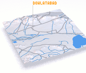3d view of Dowlatābād