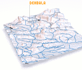 3d view of Deh Bālā