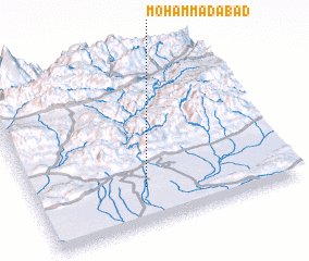 3d view of Moḩammadābād