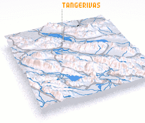 3d view of Tang-e Rīvās