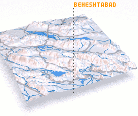 3d view of Beheshtābād