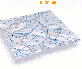 3d view of Pūzeh Ābī