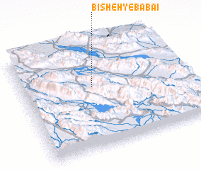 3d view of Bīsheh-ye Bābā\