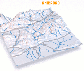 3d view of Amīrābād