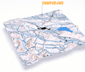 3d view of Shāpūr Jān