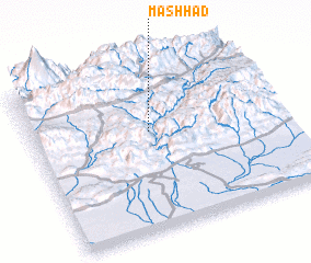 3d view of Mashhad