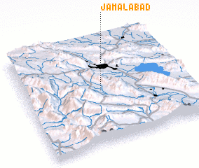 3d view of Jamālābād