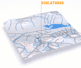 3d view of Dowlatābād