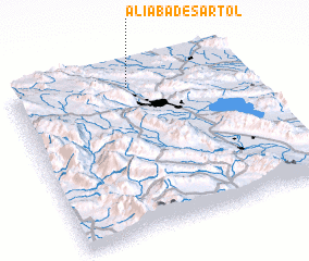 3d view of ‘Alīābād-e Sar Tol