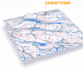 3d view of Eshkaft Khān