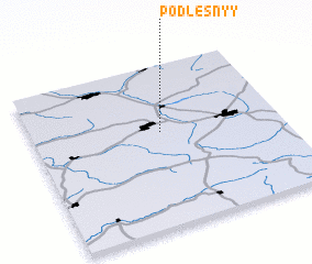 3d view of Podlesnyy