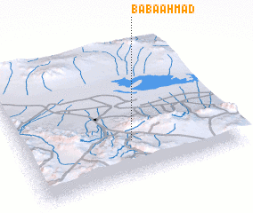 3d view of Bābā Aḩmad