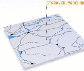 3d view of Staroye Klyanchino