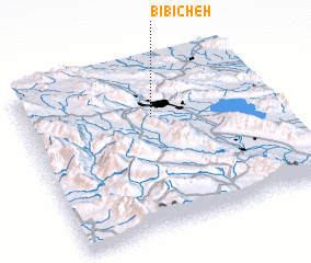 3d view of Bībī Cheh