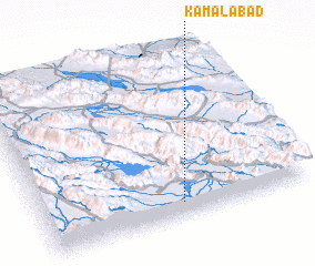 3d view of Kamālābād