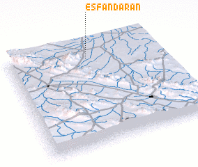 3d view of Esfandārān