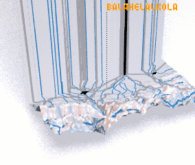 3d view of Bālā Helāl Kolā