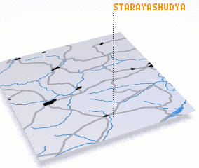 3d view of Staraya Shud\