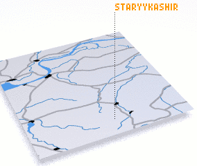 3d view of Staryy Kashir