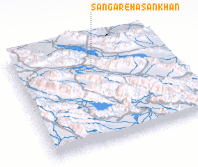 3d view of Sangar-e Ḩasan Khān