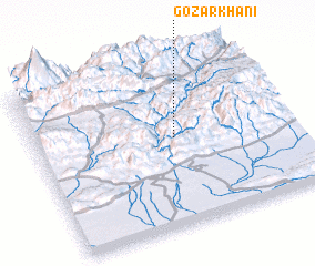 3d view of Goz̄ar Khānī
