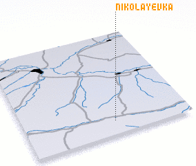 3d view of Nikolayevka
