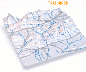 3d view of Talī Jāreh