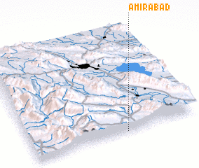 3d view of Amīrābād