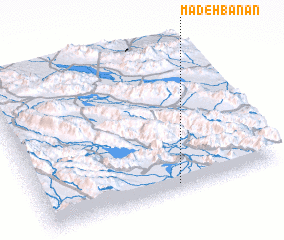 3d view of Mādeh Bānān