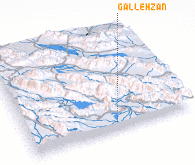 3d view of Galleh Zan