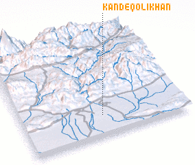 3d view of Kand-e Qolī Khān