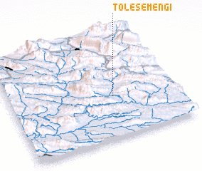 3d view of Tol-e Semengī
