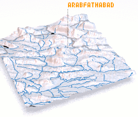 3d view of ‘Arab Fatḩābād