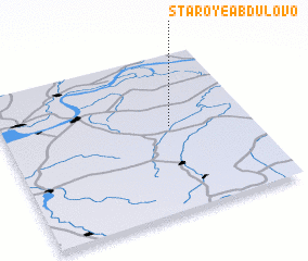 3d view of Staroye Abdulovo