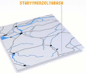 3d view of Staryy Menzelyabash