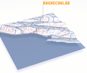 3d view of Bāgh-e Chālāb