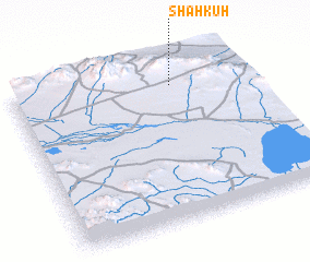 3d view of Shāh Kūh