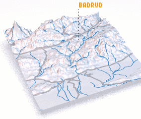 3d view of Bād Rūd