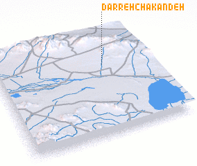 3d view of Darreh Chākandeh