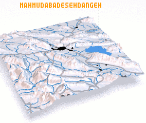3d view of Maḩmūdābād-e Seh Dāngeh