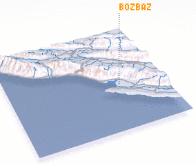 3d view of Boz Bāz