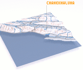 3d view of Chāh-e Khālūhā