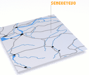 3d view of Semekeyevo