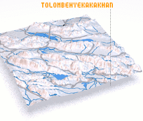 3d view of Tolombeh-ye Kākākhān