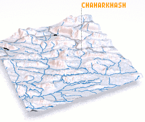 3d view of Chahār Khāsh